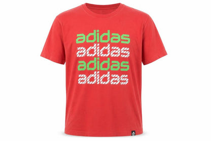 Mens UK Size L adidas Red  T-Shirt