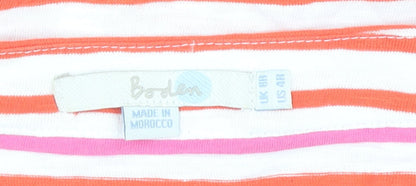 Boden Women's Multicoloured Striped Dress Size 8