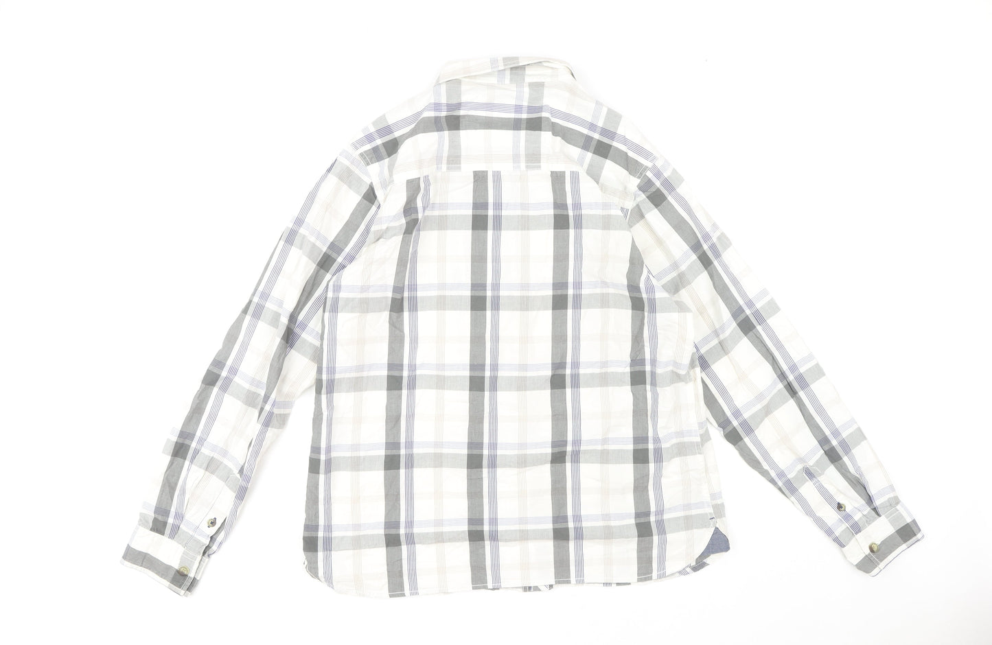 Weird Fish Men's Plaid Shirt, Large, Multicoloured