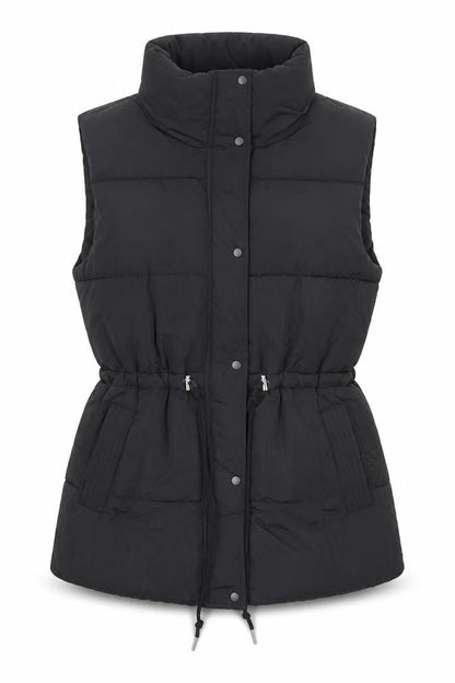 Womens UK Size 10 M&Co Black Puffer Jacket