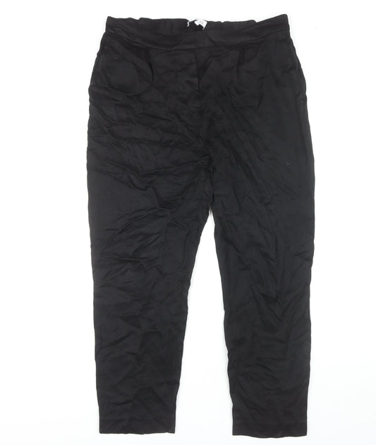 Reiss Women's Black Trousers Size 12