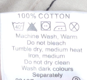 Jacamo Men's Beige Cargo Trousers - Size 38