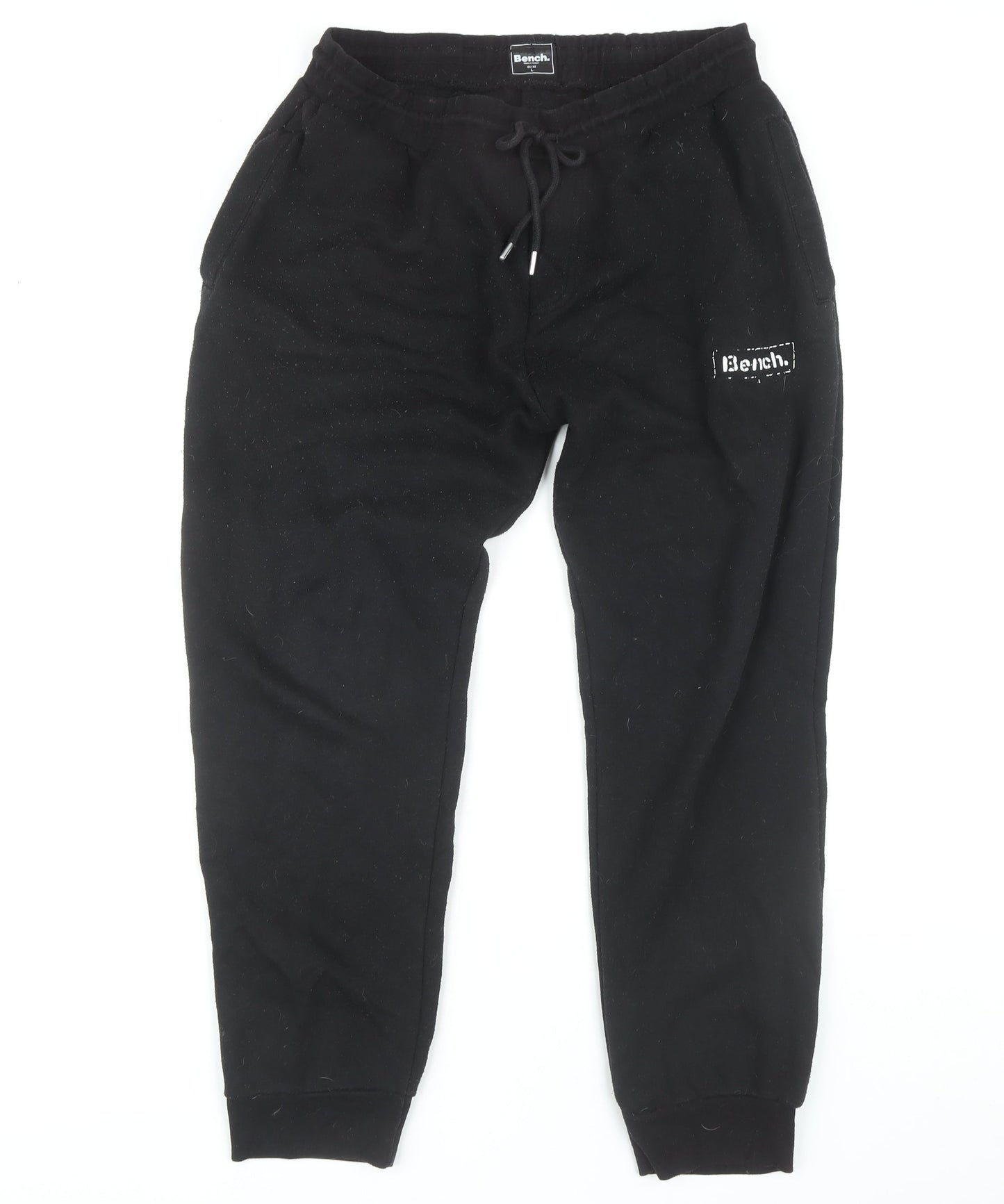 Mens UK Size L Bench Relaxed Fit Jogger Black Trousers