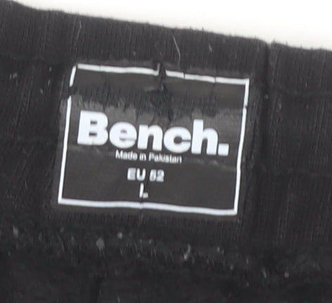 Mens UK Size L Bench Relaxed Fit Jogger Black Trousers