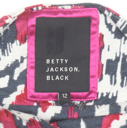 Betty Jackson Black Women’s Multicoloured Geometric Dress