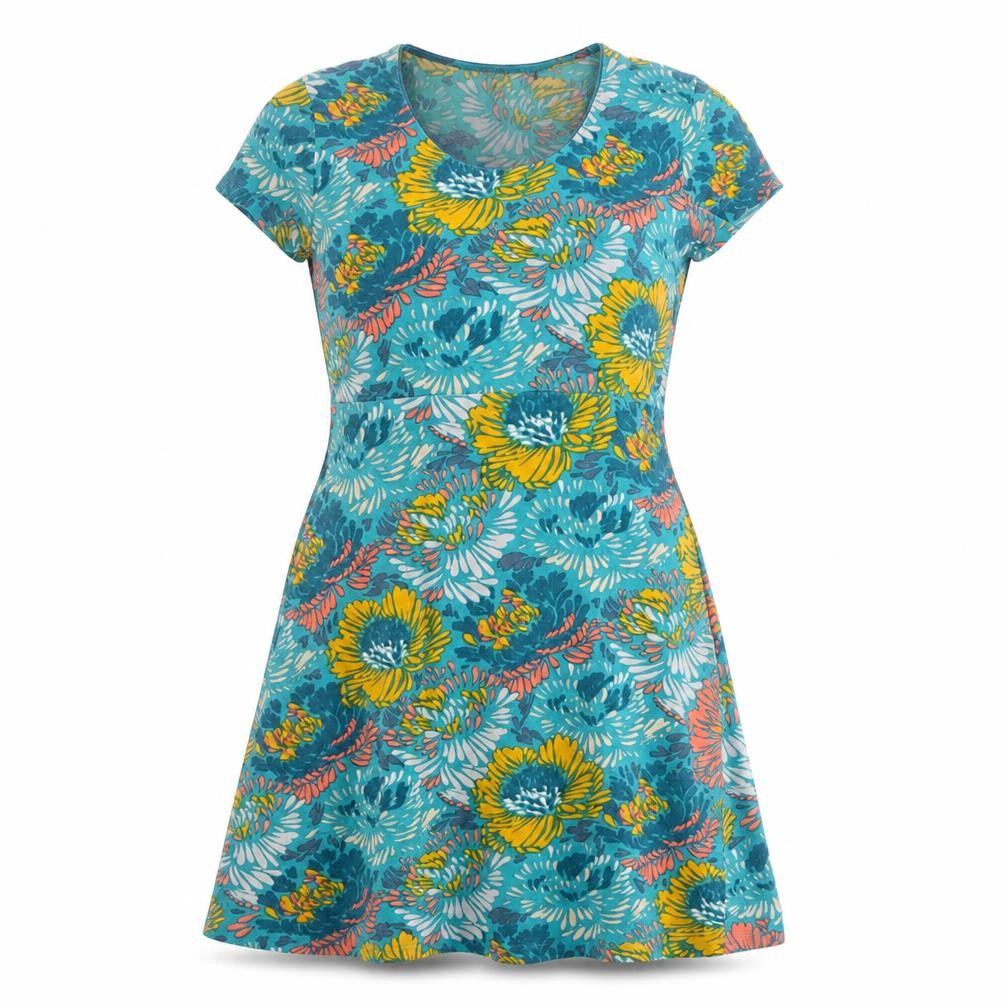Nomads Women's Multicoloured Floral A-Line Dress - Size 10