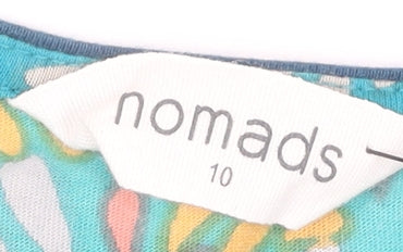 Nomads Women's Multicoloured Floral A-Line Dress - Size 10