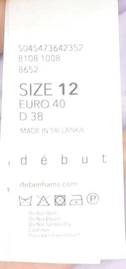 Debenhams Women's Multicoloured Off-Shoulder Dress Size 12