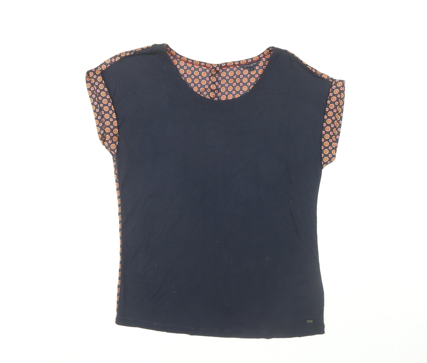 Womens UK Size S Tommy Hilfiger Blue Basic Blouse