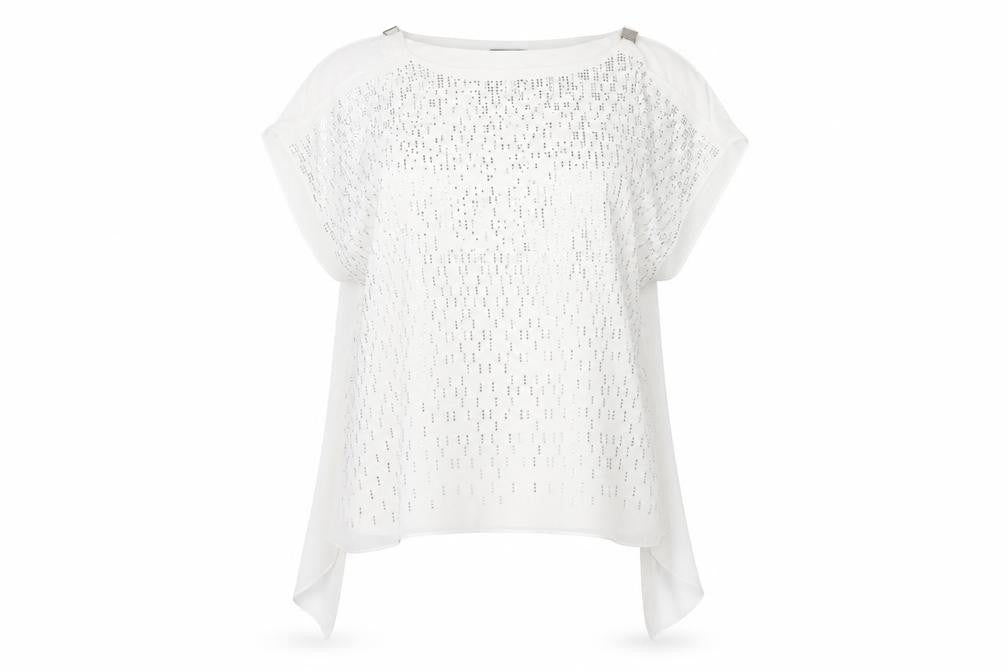 Womens UK Size 10 Roman White  Blouse