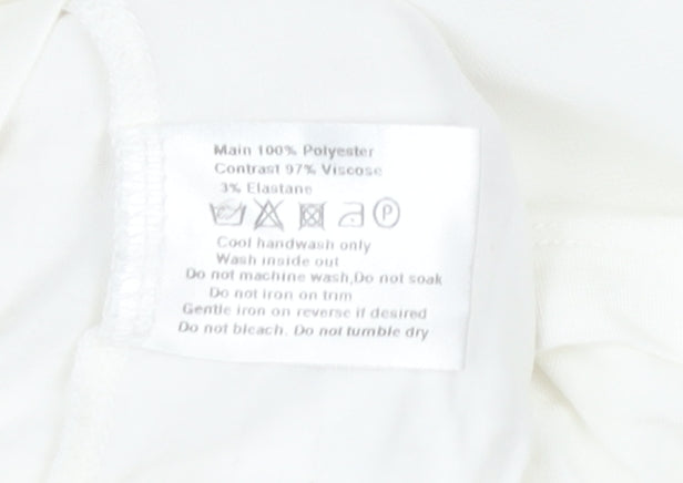 Womens UK Size 10 Roman White  Blouse
