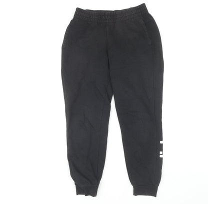 Womens UK Size S adidas Regular Fit Jogger Black Trousers