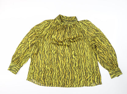 Womens UK Size 16 H&M Multicoloured Kimono Blouse