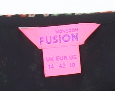 Monsoon Women Multicoloured Shift Dress Size 14