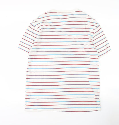 Penguin Men's Multicoloured Striped T-Shirt XL