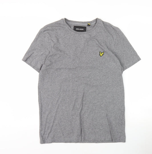 Lyle & Scott Men's Grey Medium Crew Neck T-Shirt