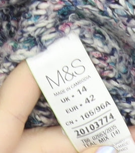 Womens UK Size 14 Marks and Spencer Multicoloured Pullover Jumper