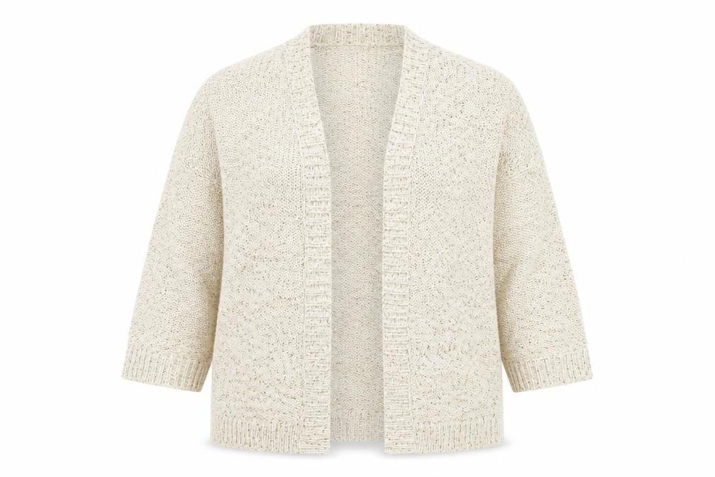 Womens UK Size 16 South Beige Cardigan Jumper