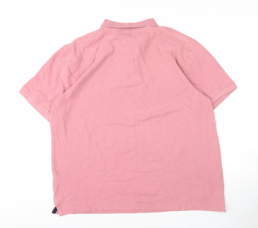 Samuel Windsor Pink Men's XL Polo Shirt Cotton