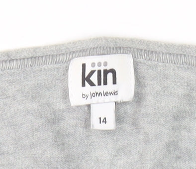 Kin by John Lewis Women's Grey Button-Up in Size 14