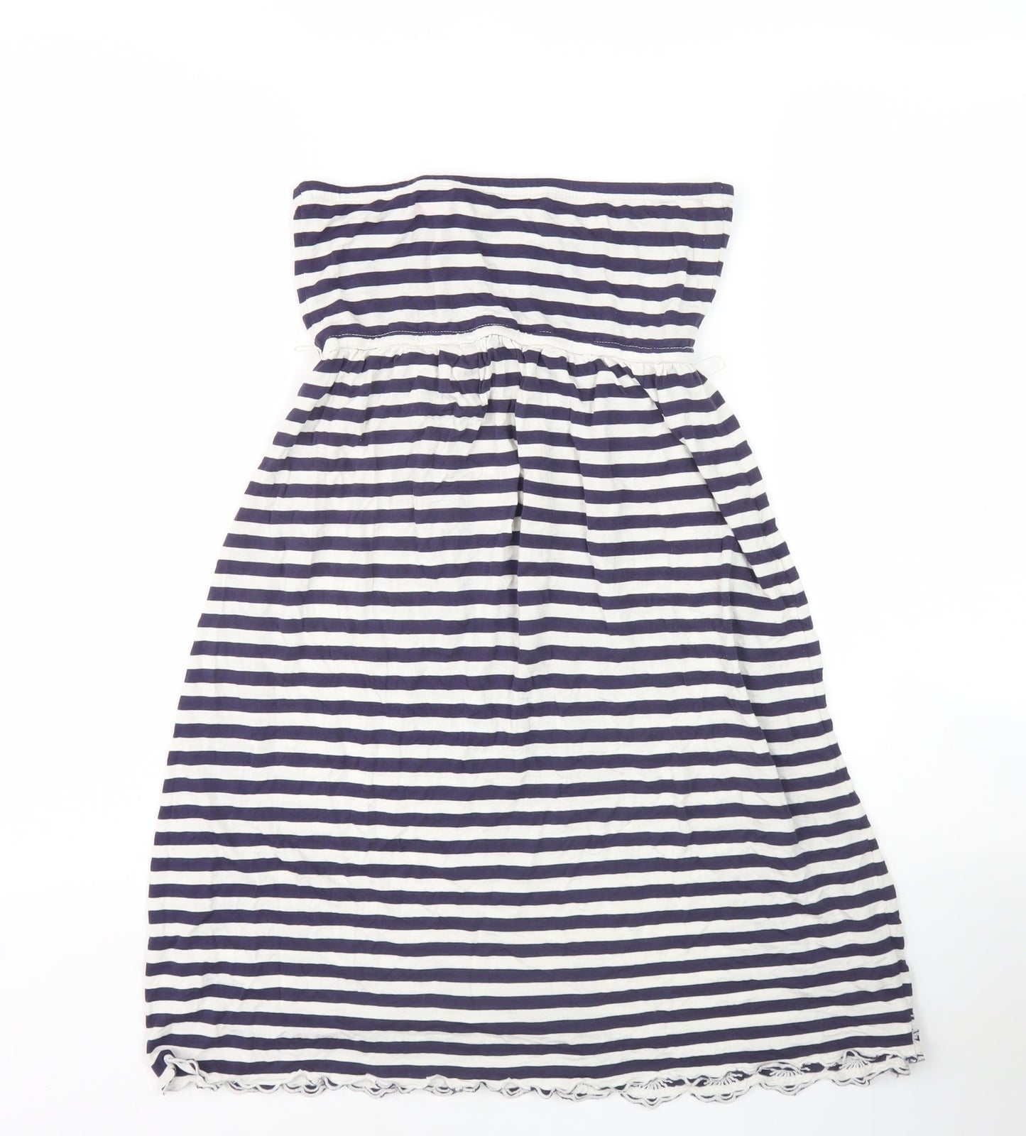 Accessorize Women's Striped Strapless Midi Dress S