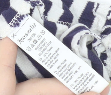 Accessorize Women's Striped Strapless Midi Dress S