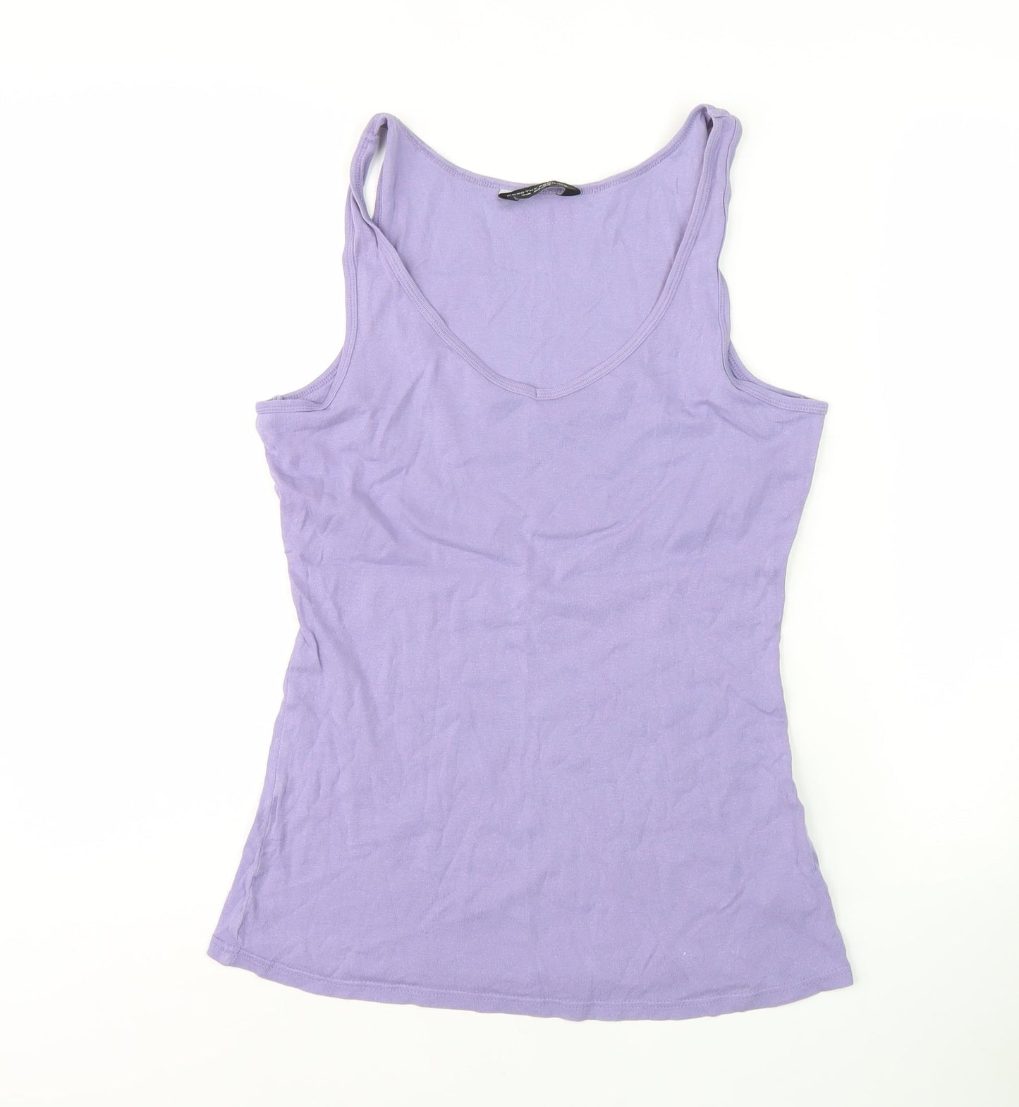 Womens UK Size 12 Dorothy Perkins Purple Basic Tank