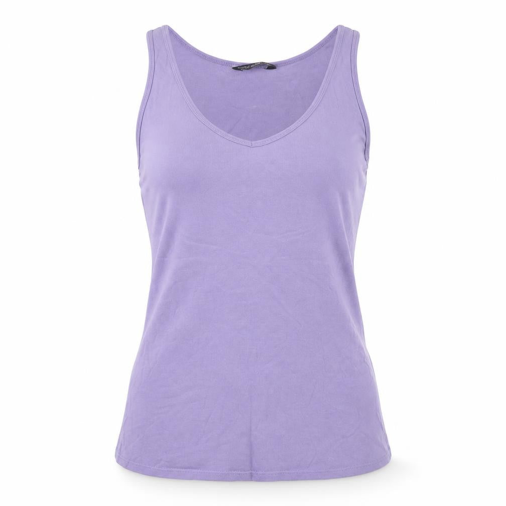 Womens UK Size 12 Dorothy Perkins Purple Basic Tank