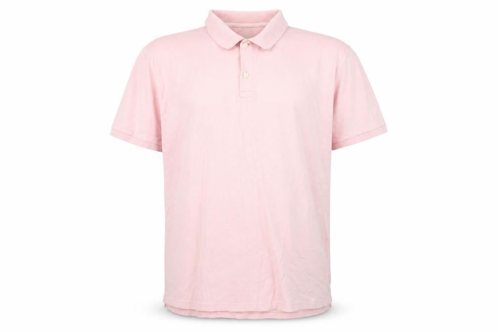 Gap Men's Pink XL Polo Shirt, Casual Short Sleeve