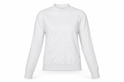 Womens UK Size S Oasis White Pullover Jumper