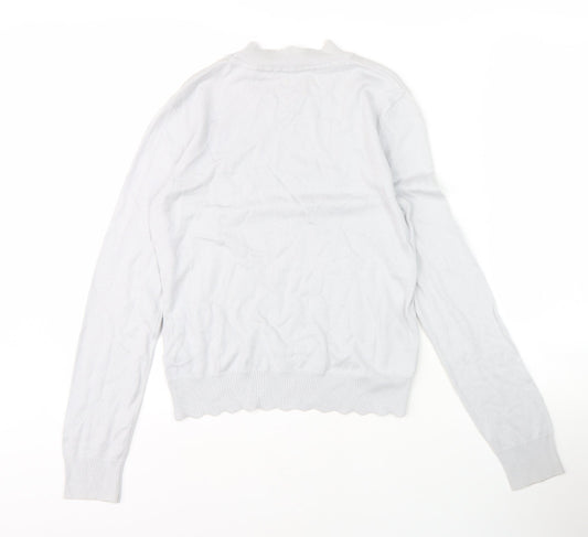 Womens UK Size S Oasis White Pullover Jumper