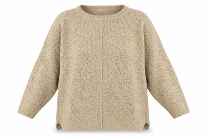 Womens UK Size L New Look Beige Pullover Jumper