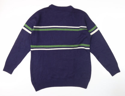 Russell Athletic Men's Blue S Pullover Jumper