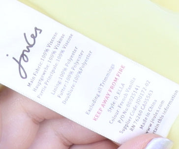 Joules Women's Yellow Dress, Size 16, Sleeveless, Excellent