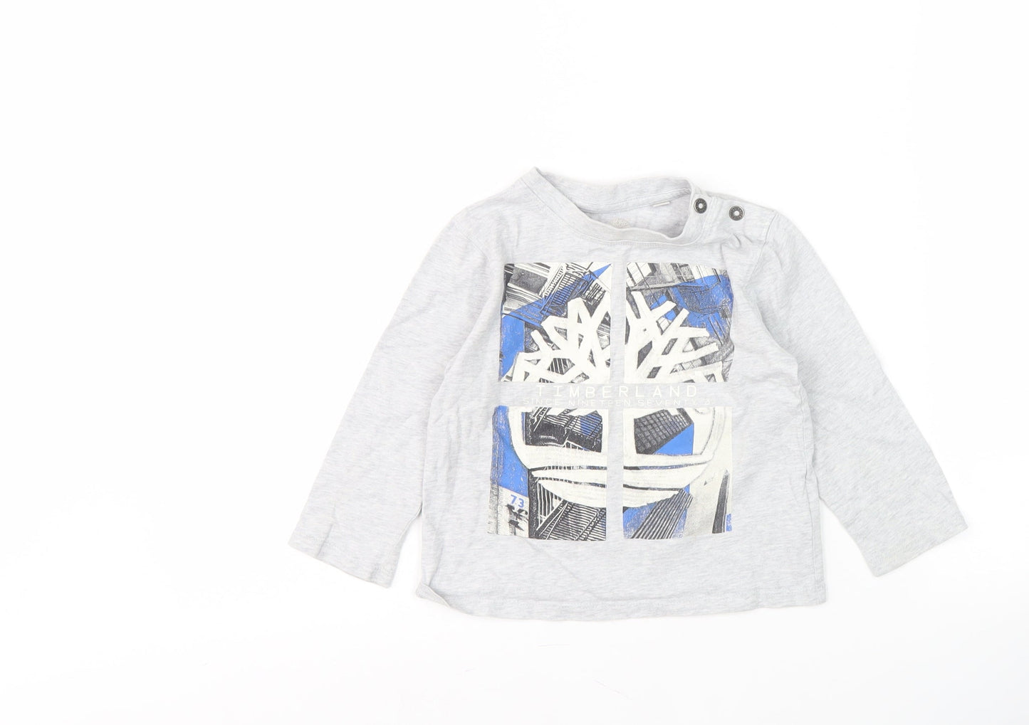 Timberland Boys Grey Long Sleeve T-Shirt 3-4 Years
