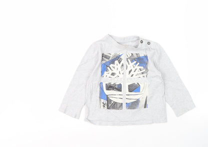 Timberland Boys Grey Long Sleeve T-Shirt 3-4 Years