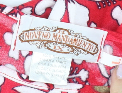 El Noveno Mandamiento Women Red XS Slip Dress