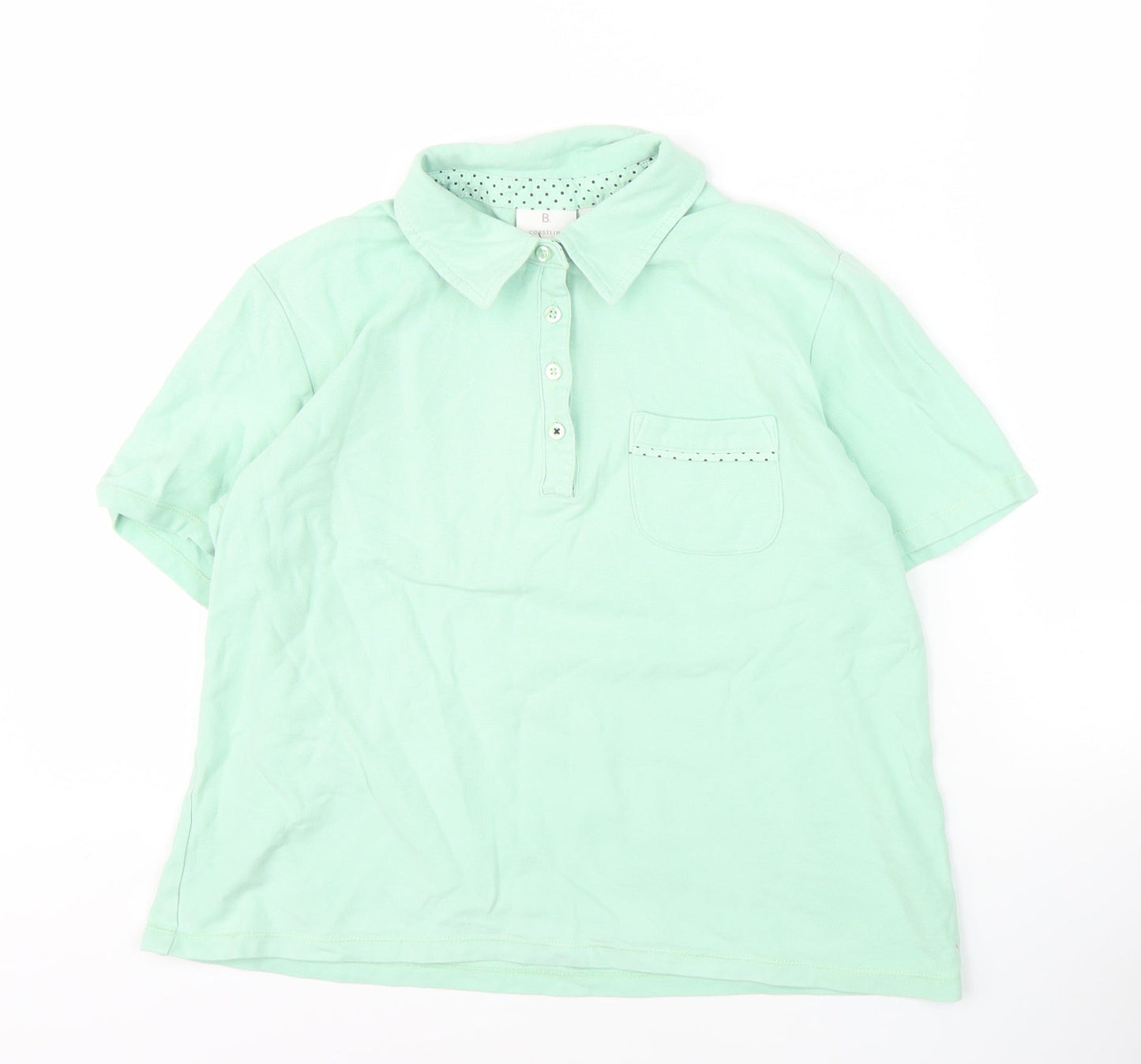 B. Coastline Women's Green Polo Shirt M