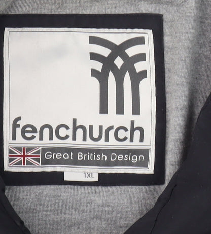 Mens UK Size XL Fenchurch Black Basic Jacket