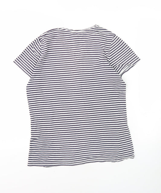 Peter Storm Women's Striped V-Neck T-Shirt, Size 12