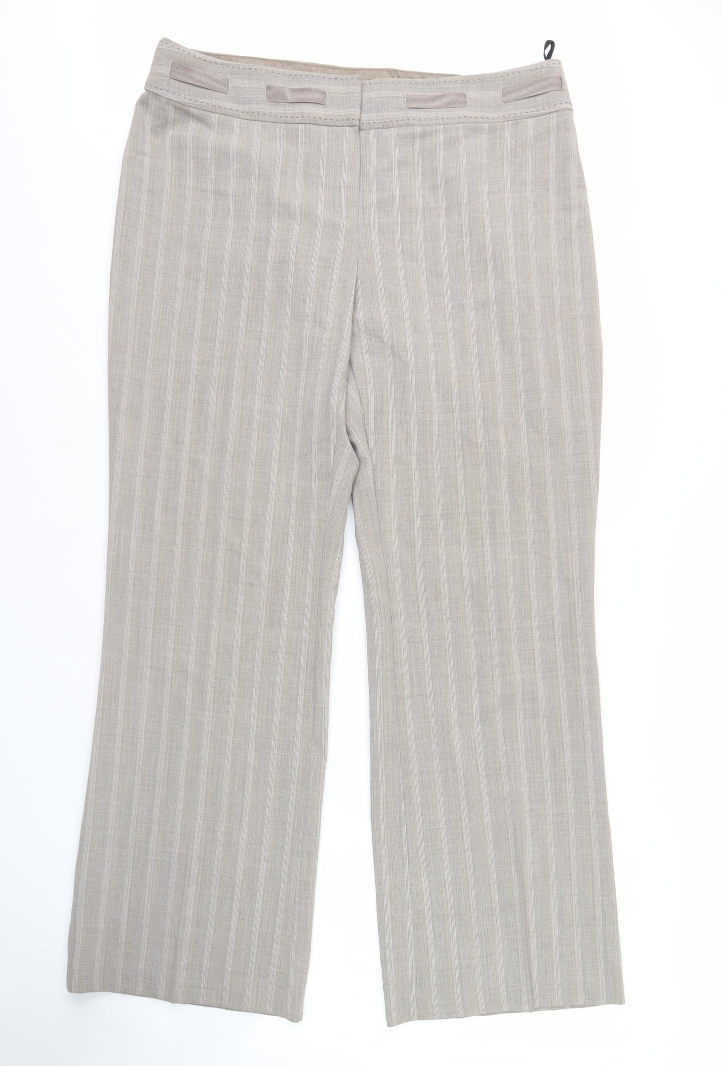 Womens UK Size 16 Marks and Spencer   Beige Trousers