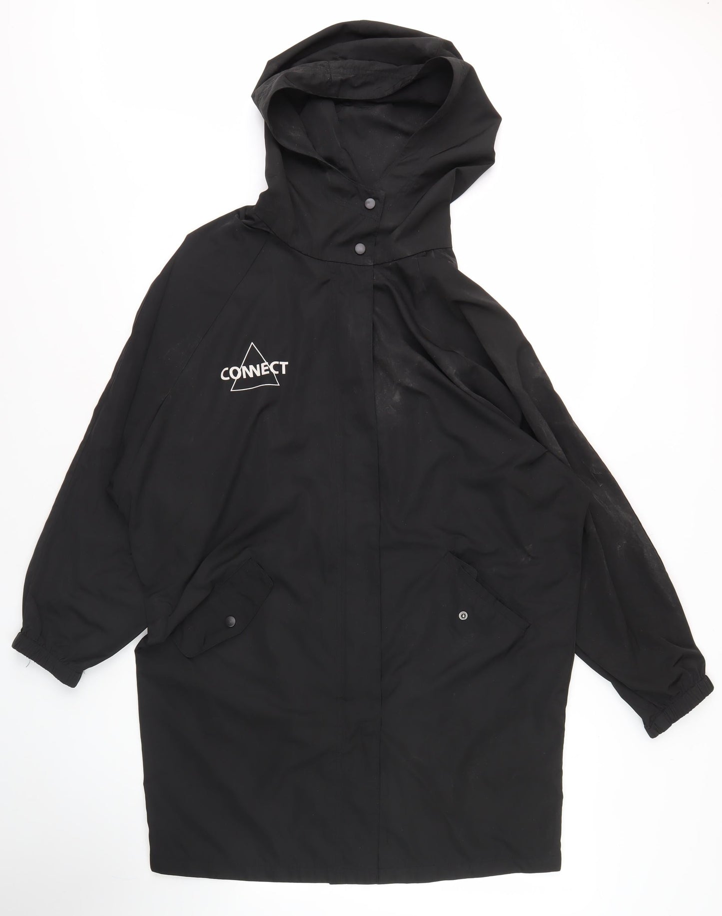 H:CONNECT Women's Black XS Rain Coat Jacket