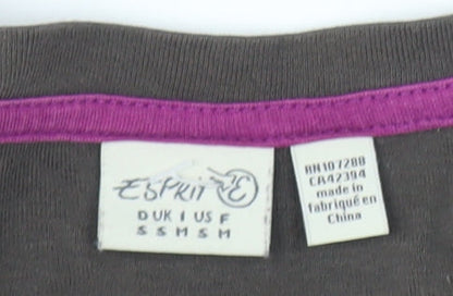 Esprit Women's Multicoloured Butterfly T-Shirt, Size S