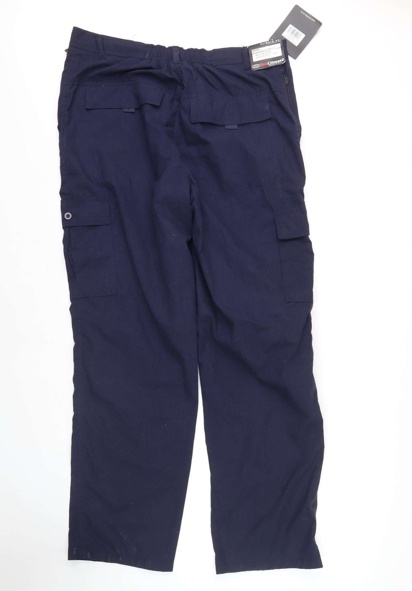 ProClimate Men's Blue Cargo Trousers 36R