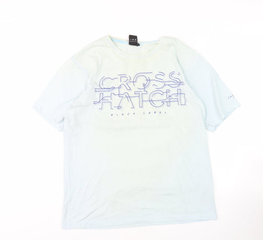 Mens UK Size XL Crosshatch White  T-Shirt