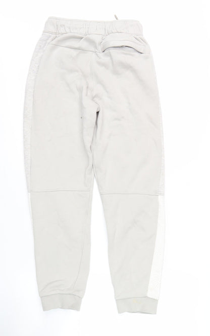 Nike Boys Grey Jogger Trousers Comfortable L