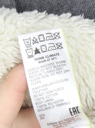 Mens UK Size S Marks and Spencer Grey Basic Jacket