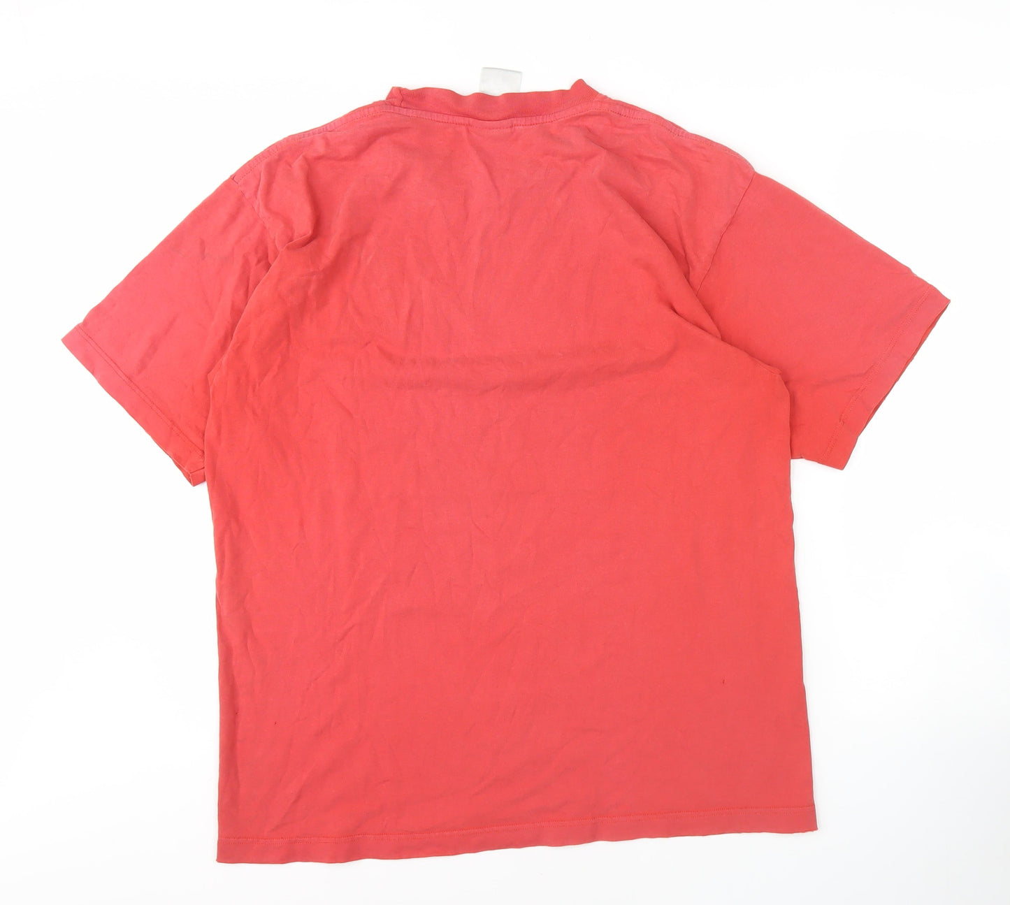 Nike Men's Red Large 'Just Do It' T-Shirt