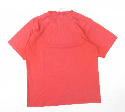 Nike Men's Red Large 'Just Do It' T-Shirt