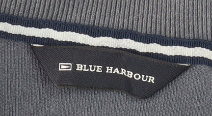 Marks and Spencer Men's Blue Polo Shirt L Short Sleeve